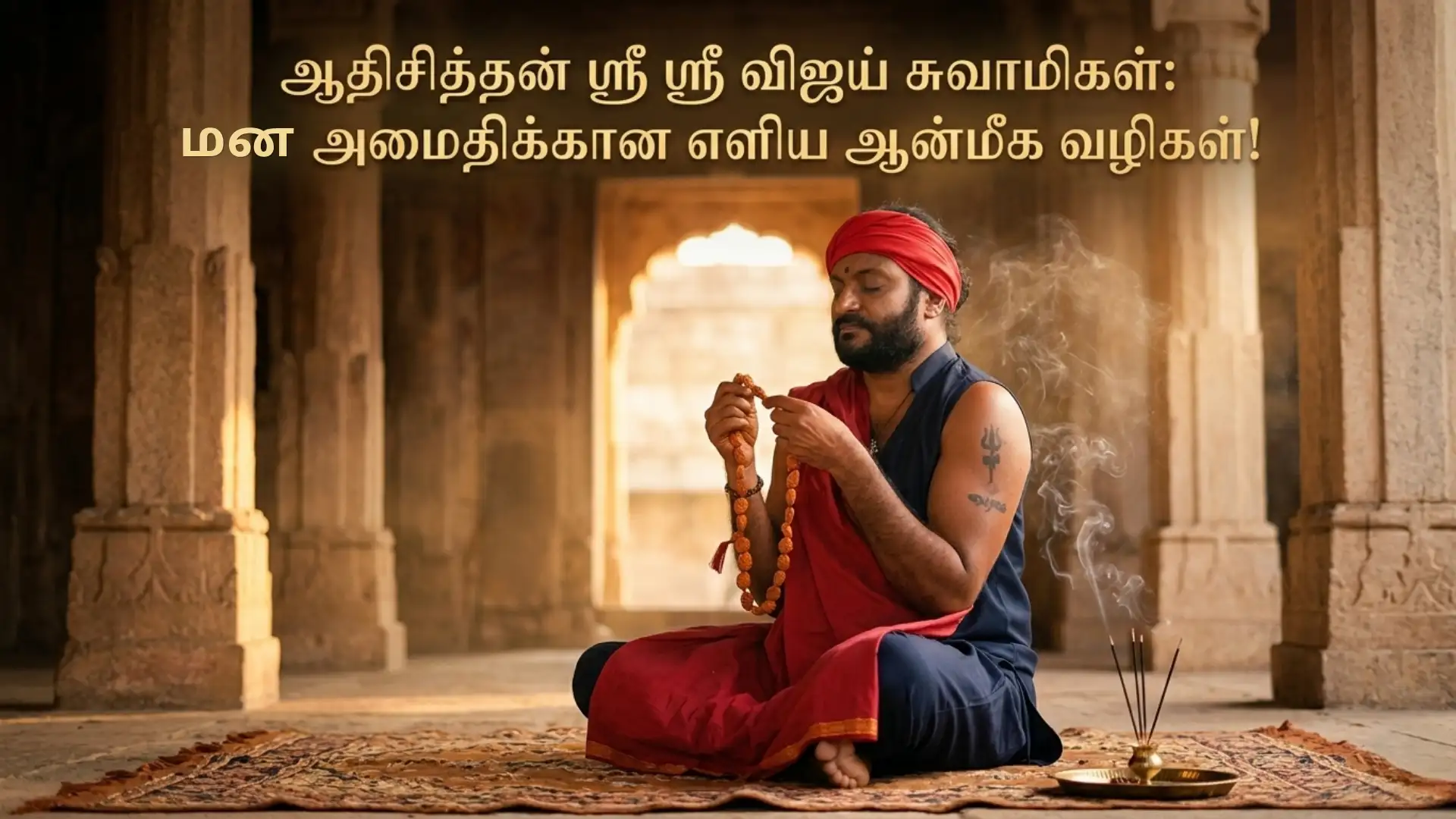 ஆதிசித்தன் ஸ்ரீ ஸ்ரீ விஜய் சுவாமிகள் வழங்கும் மன அமைதிக்கான எளிய ஆன்மீக வழிகள் மற்றும் ஆன்மீக ஹீலிங் டிப்ஸ்