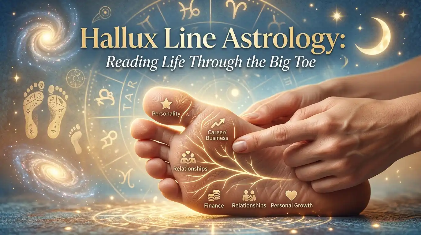 A detailed close-up of a human big toe highlighting unique hallux lines and natural patterns for astrological reading.