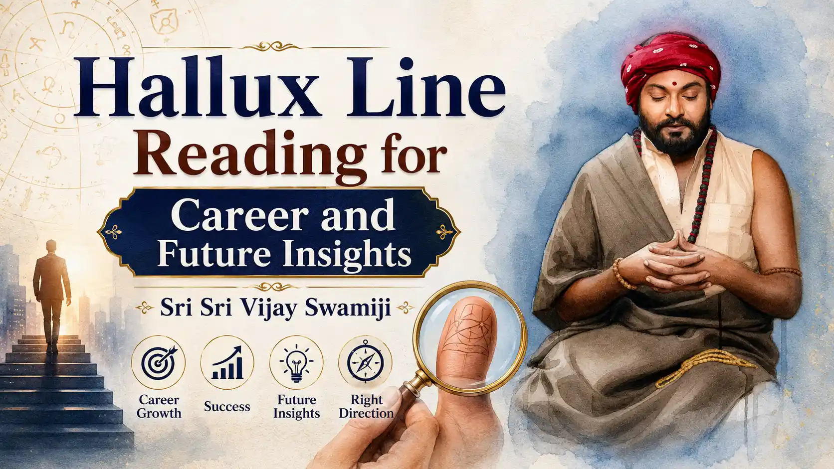 Hallux Line Reading analysis of big toe lines for career guidance