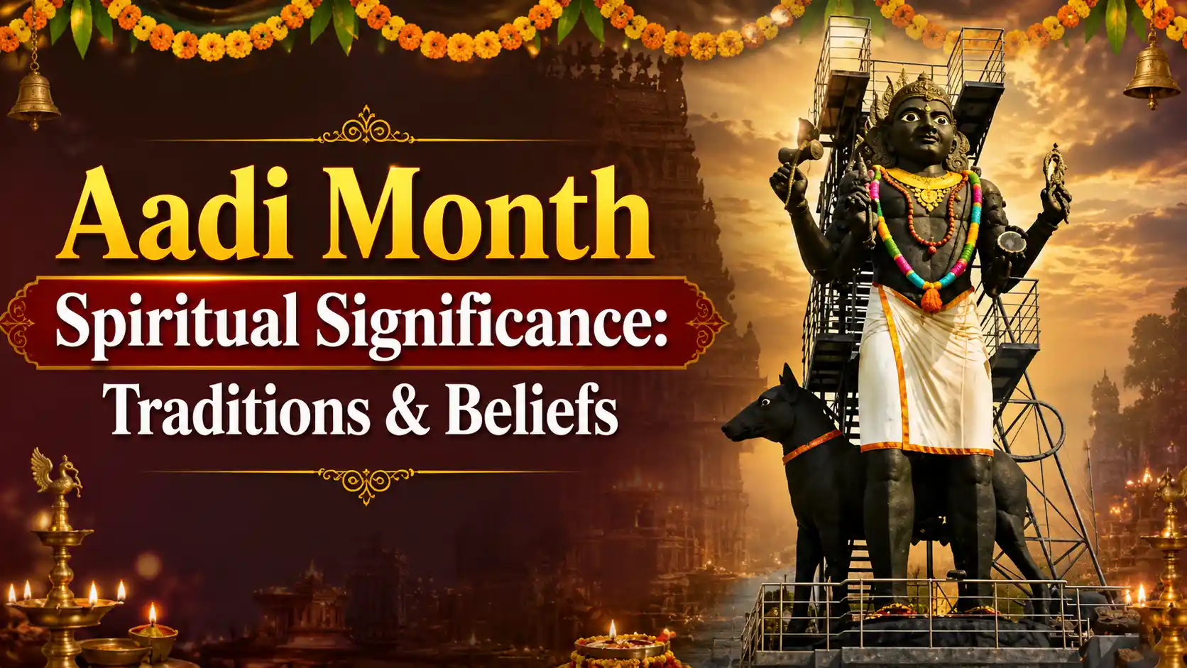 Spiritual significance of Aadi month with Goddess worship and traditional Tamil prayers