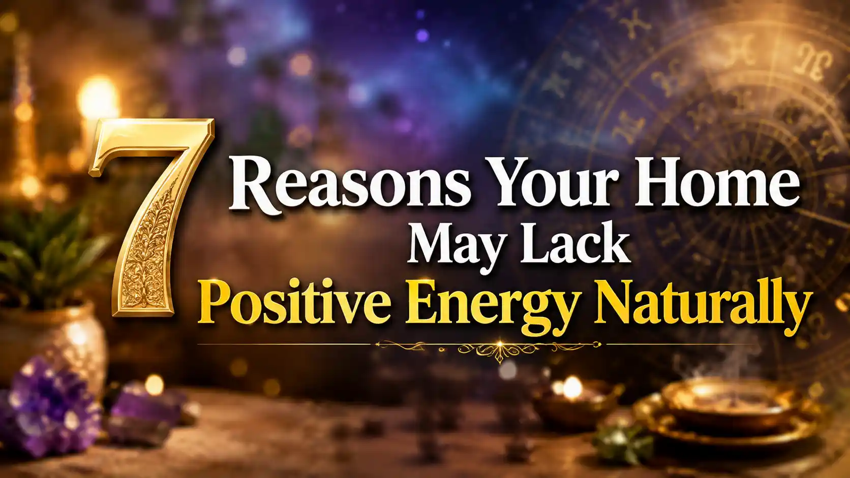 Positive energy at home with a peaceful spiritual setting