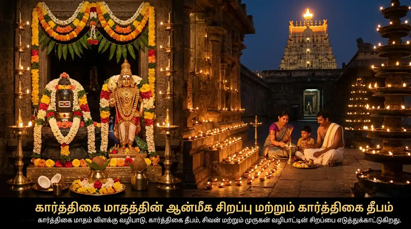 கார்த்திகை மாதத்தின் ஆன்மீக சிறப்பு மற்றும் கார்த்திகை தீப வழிபாடு