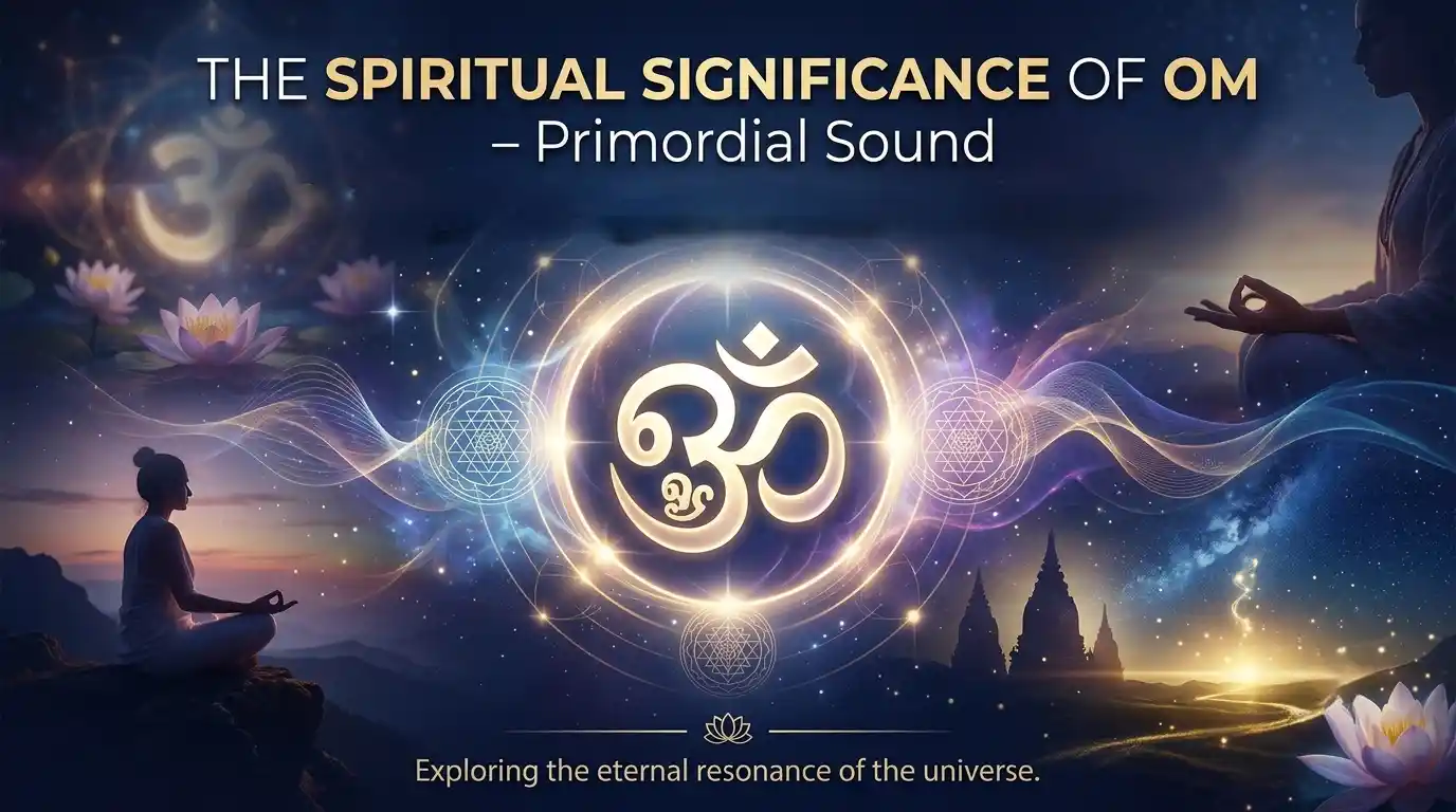 Spiritual significance of Om primordial sacred sound meditation