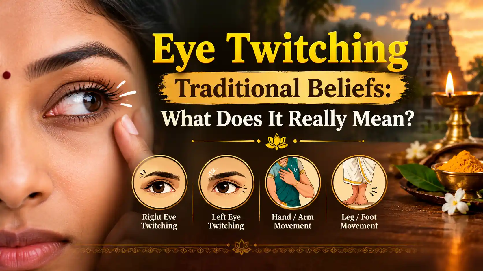 Traditional beliefs and cultural meanings of eye twitching in daily life