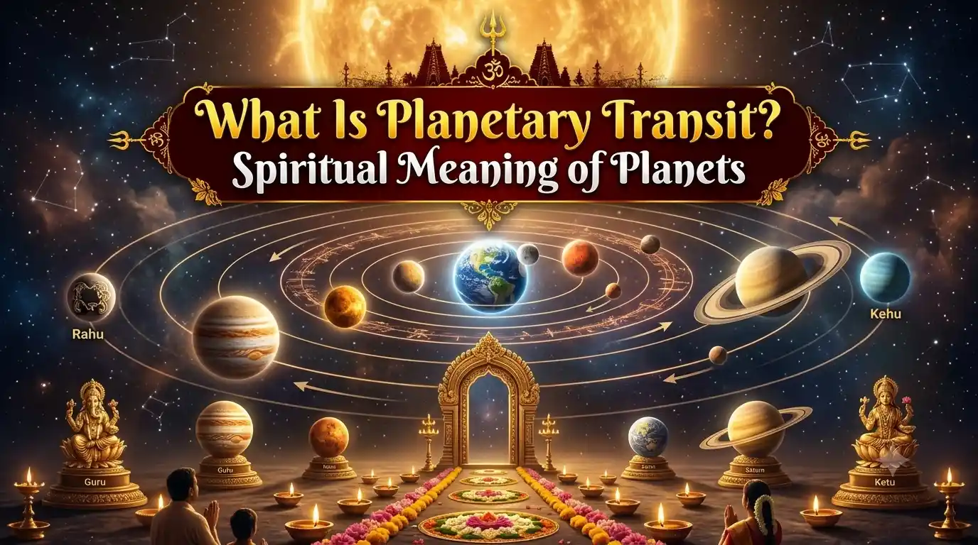 Planetary transit in astrology showing the zodiac signs and the spiritual meanings of the planets.