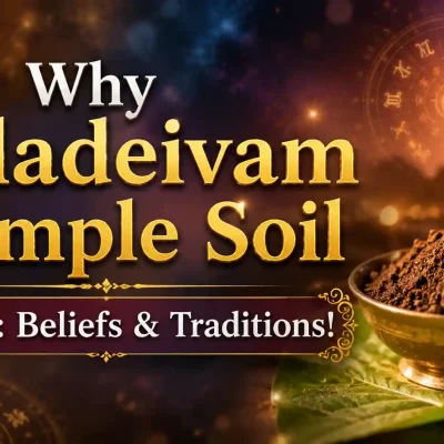 Kuladeivam temple soil representing ancestral blessings and Tamil tradition