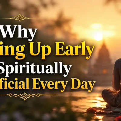 Person meditating peacefully at sunrise for spiritual growth